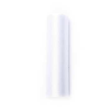 Organza Dukløper Smal Hvit - 0,16 x 9 Meter