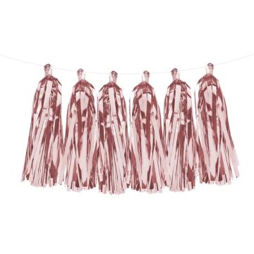 Girlande med Rose Gold Dusk - 2 meter