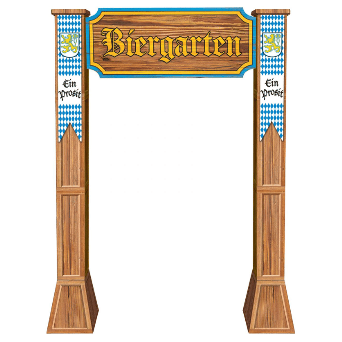 Oktoberfest velkomstport - 230x162 cm
