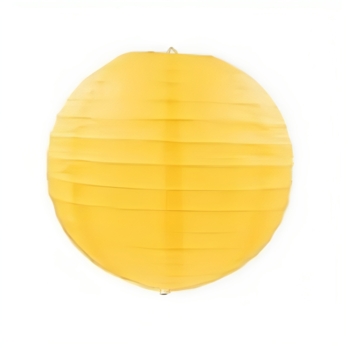Gul papirlanterne 40 cm
