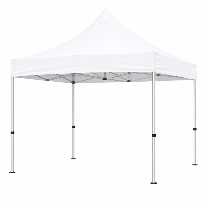 Utendørs sterk paviljong 3x3 m hvit - 19,5 kg