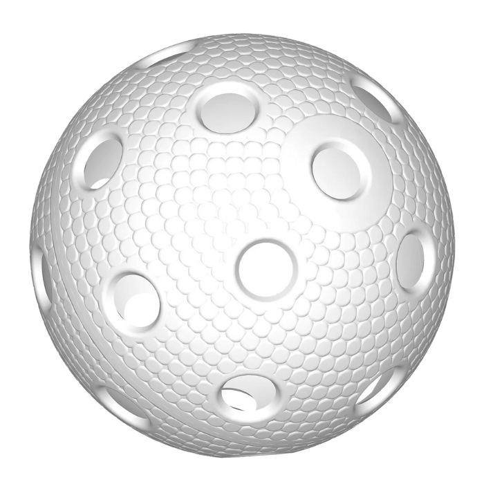 Hockeykule innebandy hvit 1x
