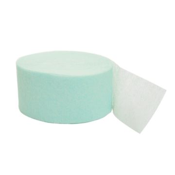 Mintgrønn crepe streamer 24m