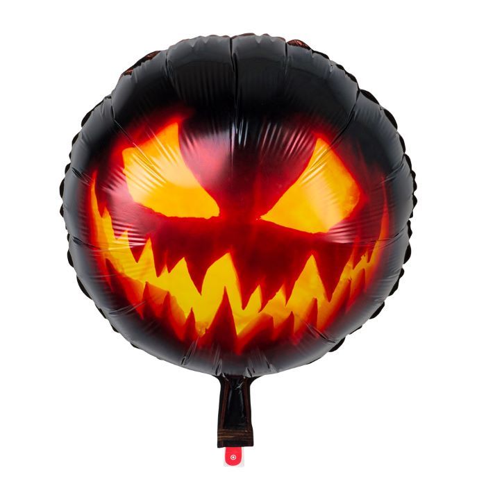 Skummel halloween graskarballeong - Ø45 cm