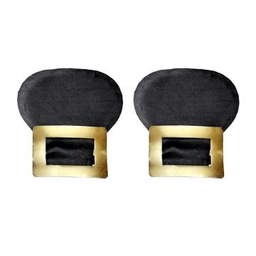 Skospænder Guld Læder Look