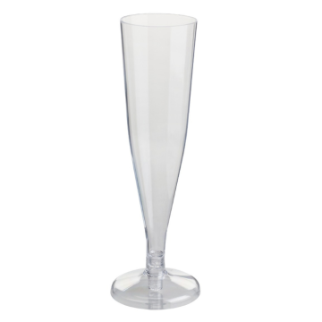 150 ml champagneglas 8x plastikk transparent 