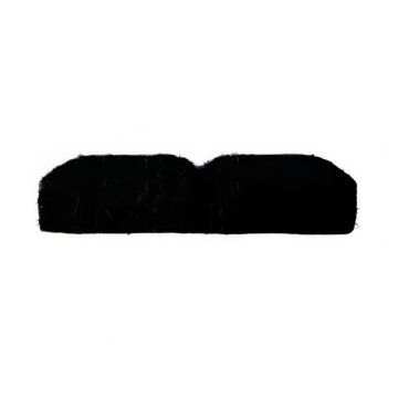 Svart overskegg - onesize