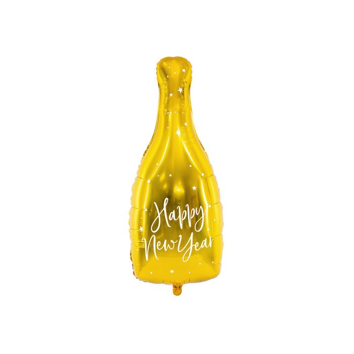 Nyttårs champagne folieballong - 82 cm 