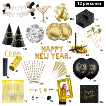 Nyttårspakke deluxe 19 delar
