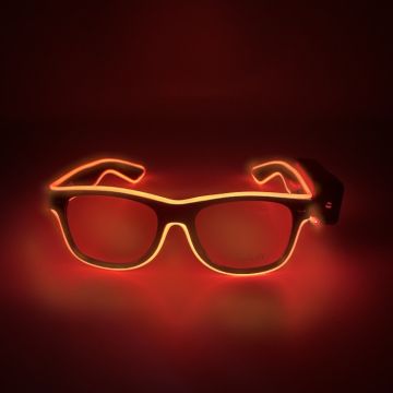LED-Festbriller - Oransje