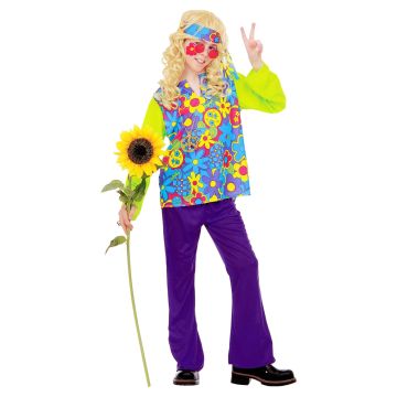 Hippie-sett med pannebånd og halskjede for gutter