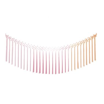 Macrame girlande rosa 1,8m