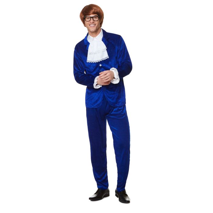 Rytmisk 1960-talls blå dressjakke