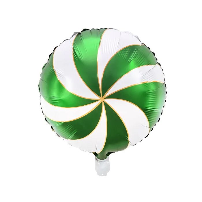 Godterifolieballong grønn - 35 cm