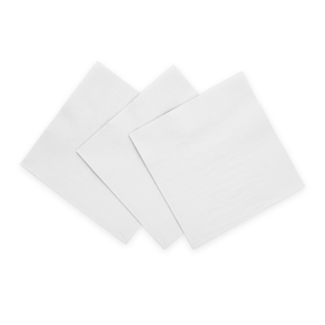 Hvite servietter 20x - 33x33cm