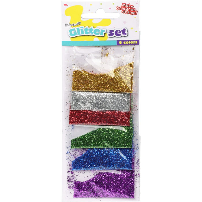 Glittersett 6 x 2 gram