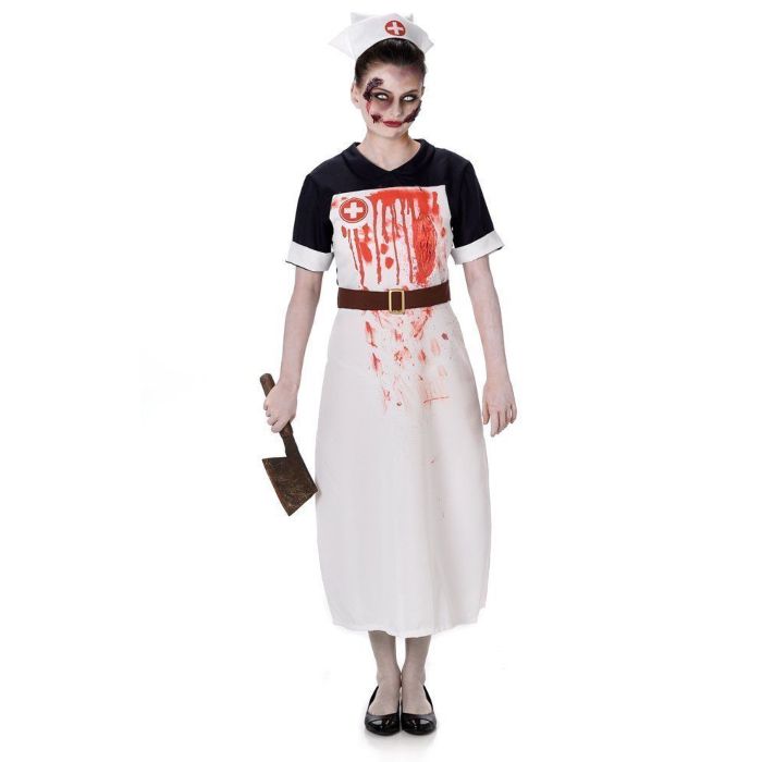Zombie sjukepleiar kostyme for kvinner