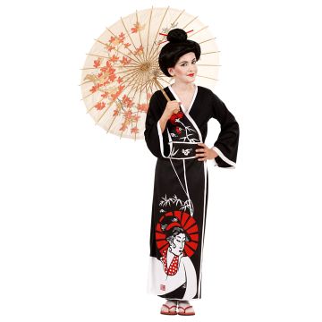 Japansk geisha kostyme for jenter