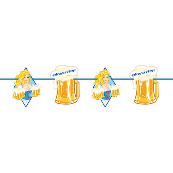 Oktoberfest Girlander Med Ølkrus - 10 m