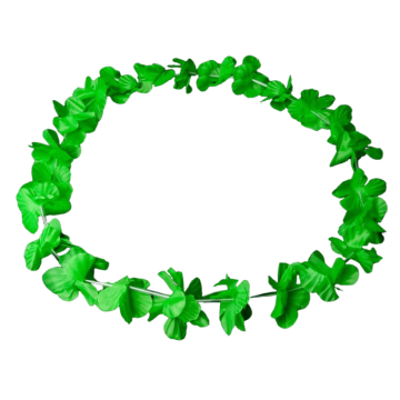 Hawaii-krans neon halsband grønn uv