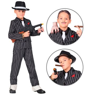 1920-talls gangsterkostyme for gutter