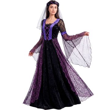Gothic Princess kostyme i fløyel