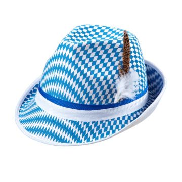 Oktoberfest Fedora Hatt Med Fjær