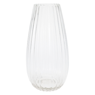 Stilren transparent glasvase 150x300 mm 