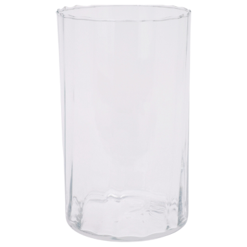Stilren transparent glasvase 18x28 cm