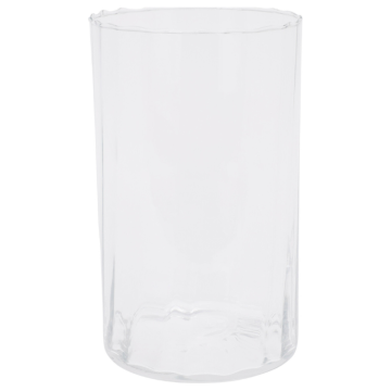 Stilrein transparent glasvase 13x22 cm