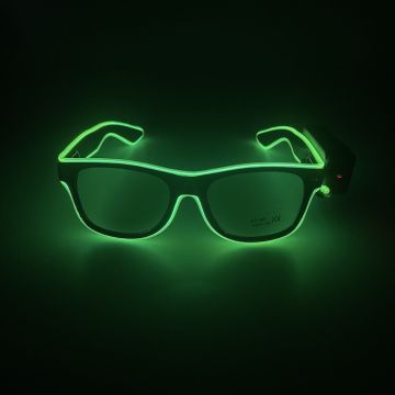 LED-Festbriller - Grønn