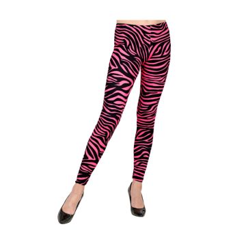 Neon rosa 80-talls leggings for kvinner