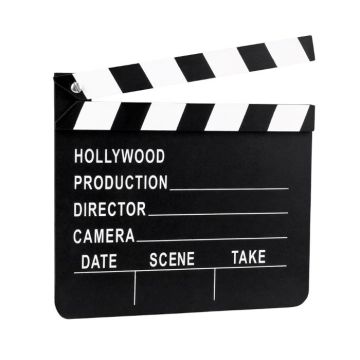 Hollywood film klaptre - 20x18 cm