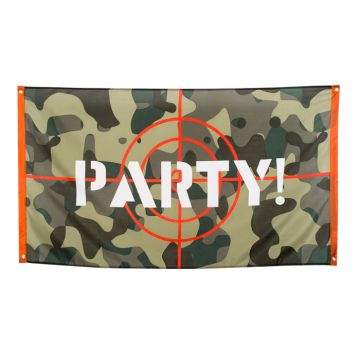 Hær "PARTY!" Flagg - 90 x 150 cm