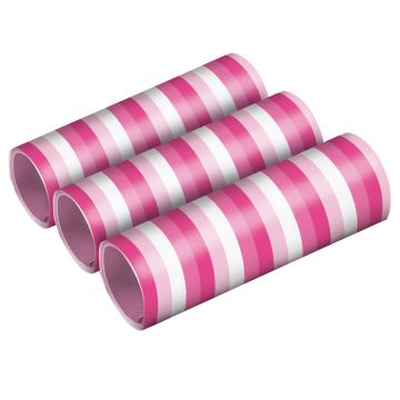 Rosa Nyansar Streamers 3x - 4 Meter