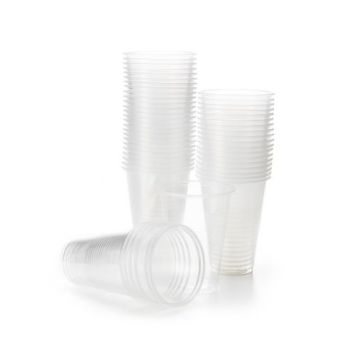 0,3 liter plastkrus transparent ølkrus 50x