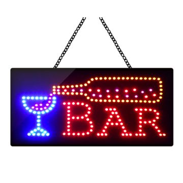 LED bar skilt - 48x25 cm