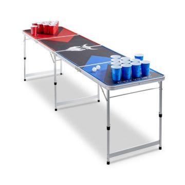 Beer Pong Bord LED PartyVikings - Offisielle mål