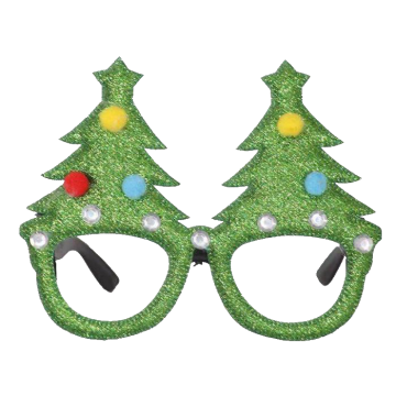 Julebrille med Juletre