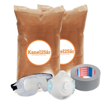 Kanel 5 kg inkl. utstyr 25 år