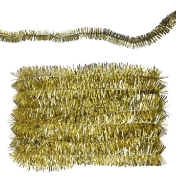 Lametta girlander gull 5 m Det Gamle Apotek