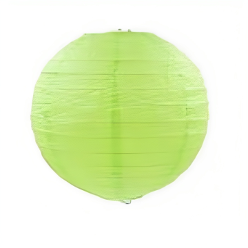 Limegrønn papirlanterne 40 cm