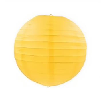 Gul papirlanterne 40 cm