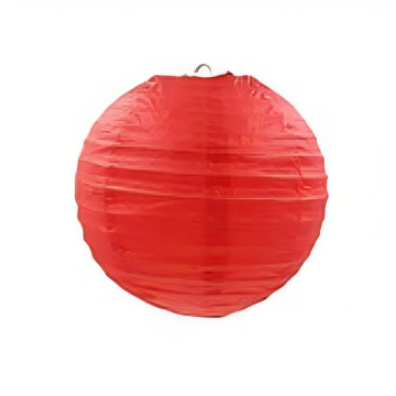Rød papirlanterne 40 cm