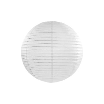 Hvitt Papiroppheng - 45 cm