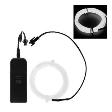 Neon LED-ledning 3 m hvit