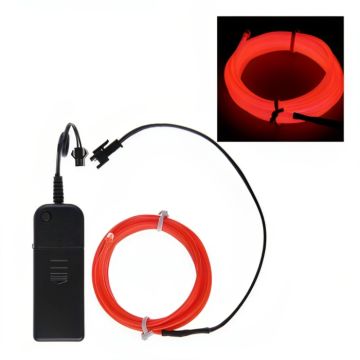 Neon LED-ledning 5 m rød