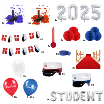 Studentpakken mellom til baren