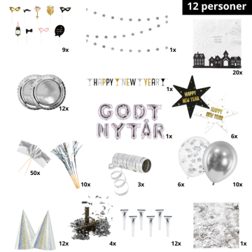 Nytårspakke mest for pengane 16 delar