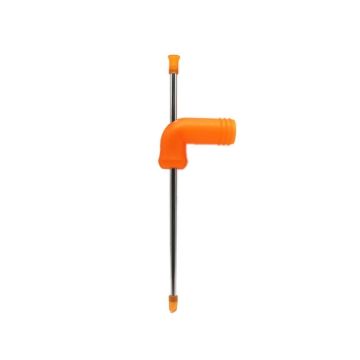 Flaske ølrør ølbong - Knockout Orange